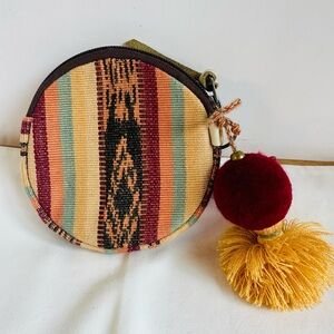 Nena & Co. Round Coin Purse/ Lipstick Case